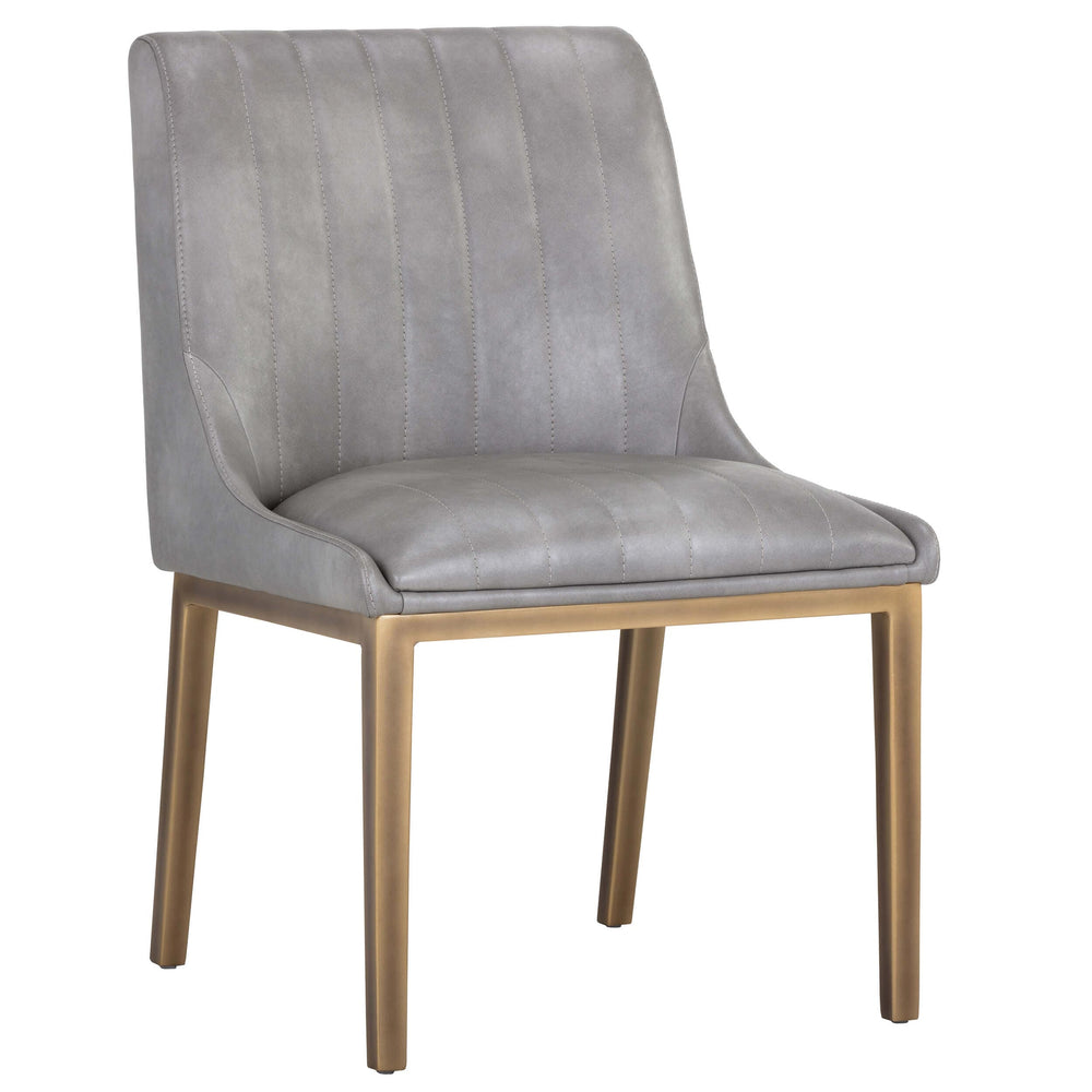 Halden Dining Chair, Bravo Metal, Set of 2-Furniture - Dining-High Fashion Home