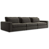 Bloor 3 Piece Sofa, Landale Charcoal by Four Hands-Furniture - Sofas-High Fashion Home