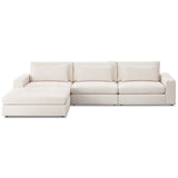 Bloor 3 Piece Sectional w/Ottoman, Essence Natural by Four Hands-Furniture - Sofas-High Fashion Home