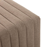 Augustine 21" Ottoman, Nomad Taupe by Four Hands-Furniture - Chair-High Fashion Home