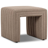 Augustine 21" Ottoman, Nomad Taupe by Four Hands-Furniture - Chair-High Fashion Home