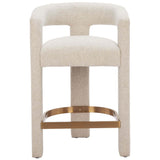 Saiko Counter Stool, Beige-Furniture - Dining-High Fashion Home