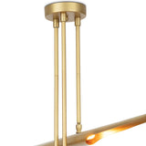 Concorde Chandelier, Natural Brass