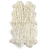 Lalo Lambskin Rug, Cream by Four Hands