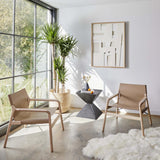Lalo Lambskin Rug, Cream by Four Hands