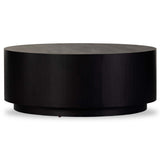 Humphrey Round Coffee Table, Coal by Four Hands-Furniture - Accent Tables-High Fashion Home