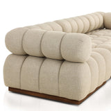 Roma 3 Piece Outdoor Sofa, Hayes Cream by Four Hands-Furniture - Sofas-High Fashion Home