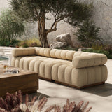 Roma 3 Piece Outdoor Sofa, Hayes Cream by Four Hands-Furniture - Sofas-High Fashion Home