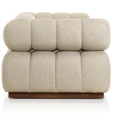 Roma 3 Piece Outdoor Sofa, Hayes Cream by Four Hands-Furniture - Sofas-High Fashion Home