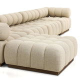 Roma 4 Piece Outdoor Sectional, Hayes Cream by Four Hands-Furniture - Sofas-High Fashion Home