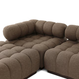 Roma 4 Piece Outdoor Sectional, Ellor Brown by Four Hands-Furniture - Sofas-High Fashion Home