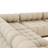 Roma 5 Piece Outdoor Sectional, Hayes Cream by Four Hands-Furniture - Sofas-High Fashion Home
