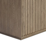 Leo Media Console, Rustic Grey by Four Hands-Furniture - Storage-High Fashion Home
