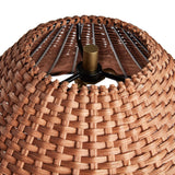 Medici Table Lamp, Brown Rattan by Four Hands-Lighting-High Fashion Home