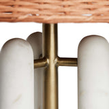 Medici Table Lamp, Brown Rattan by Four Hands-Lighting-High Fashion Home