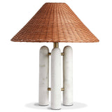 Medici Table Lamp, Brown Rattan by Four Hands-Lighting-High Fashion Home