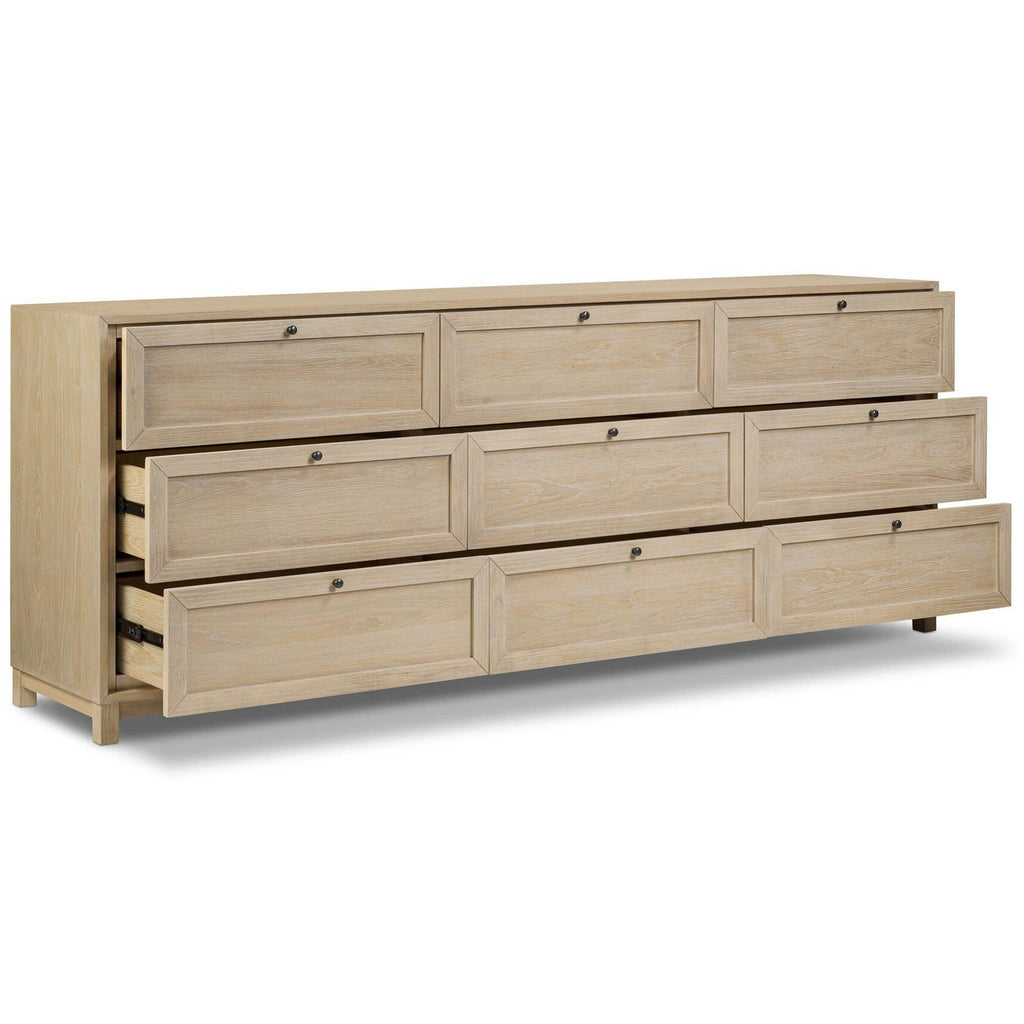 Millie 9 Drawer Dresser, Light Bleach by Four Hands – High Fashion Home