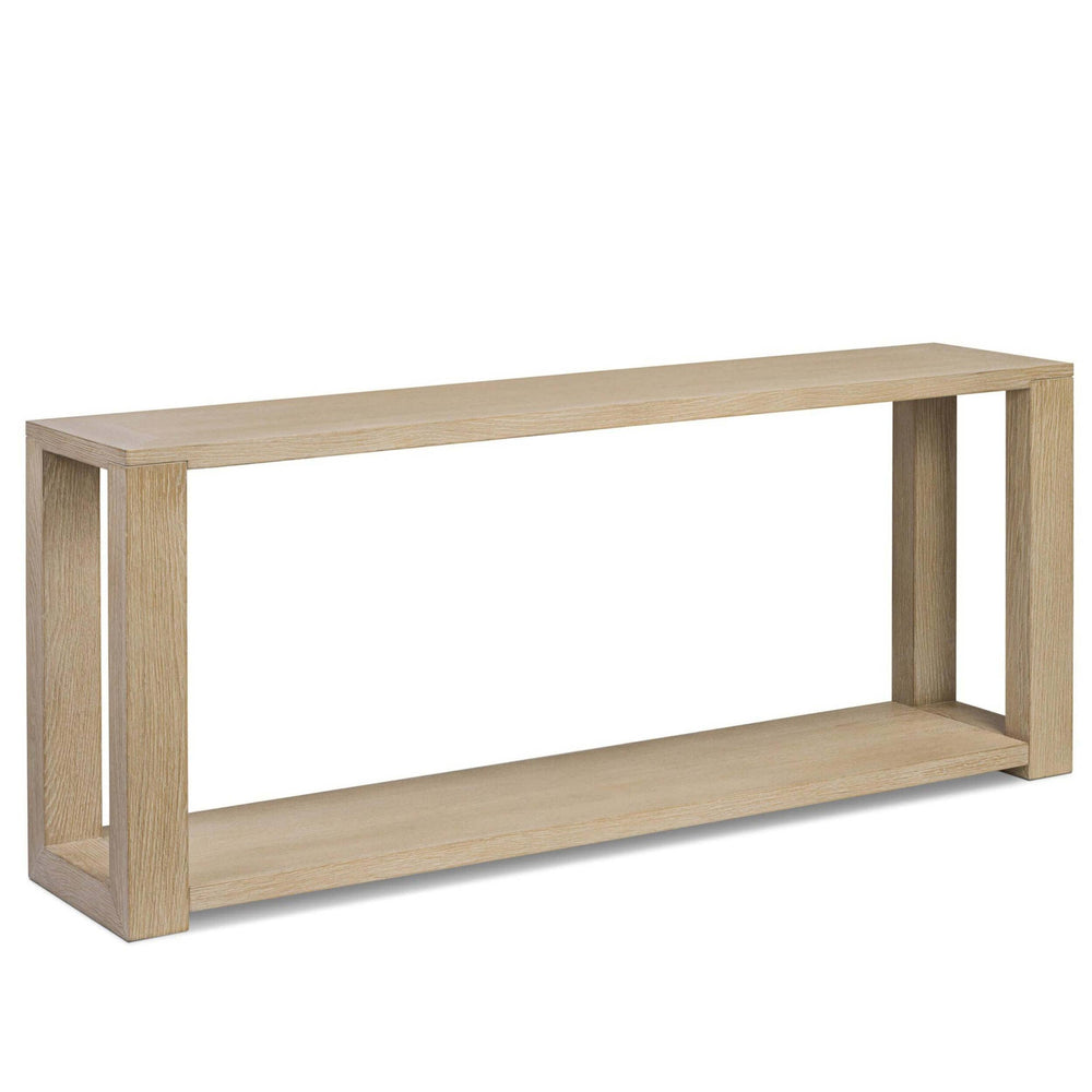 Thomas Console Table, Bleached Oak by Four Hands-Furniture - Accent Tables-High Fashion Home