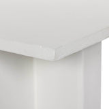 Terrell Outdoor End Table, Matte White by Four Hands-Furniture - Accent Tables-High Fashion Home
