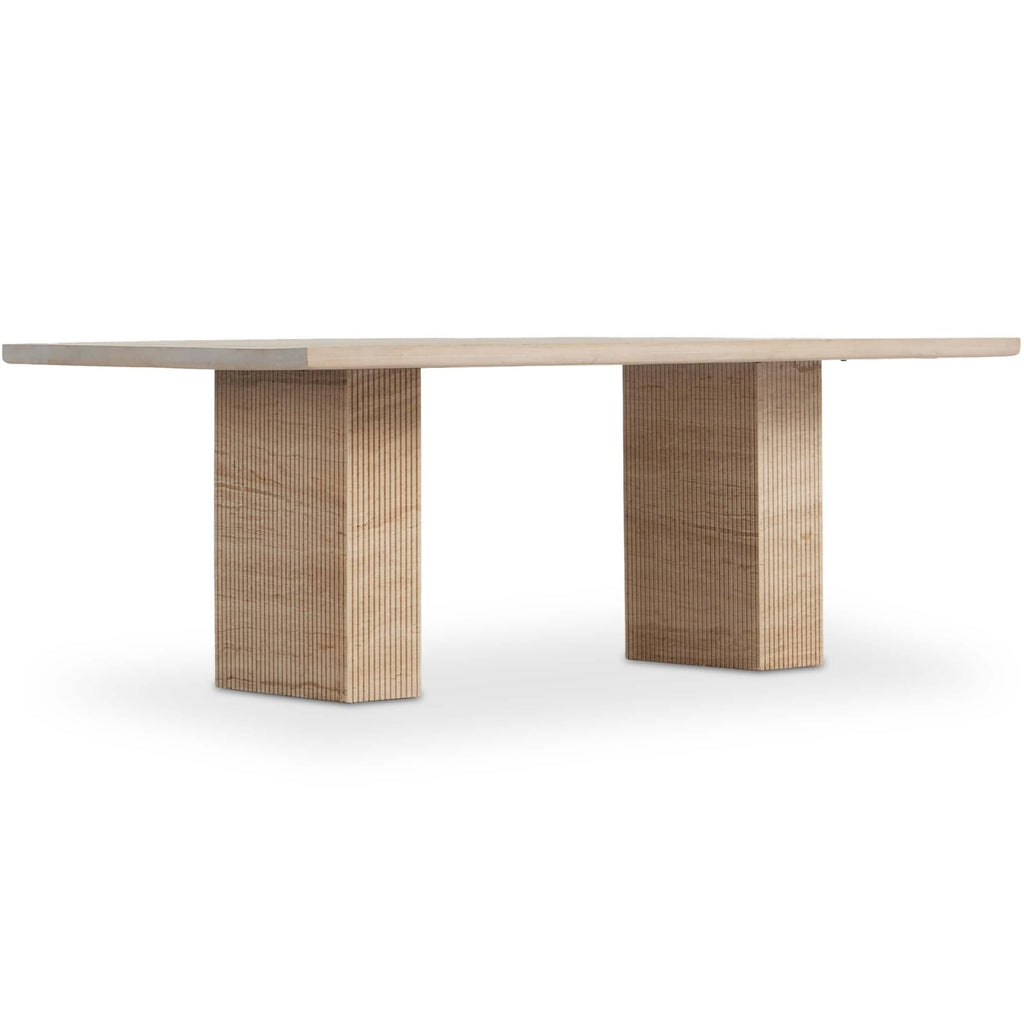 Ritt Dining Table, White Oak High Fashion Home