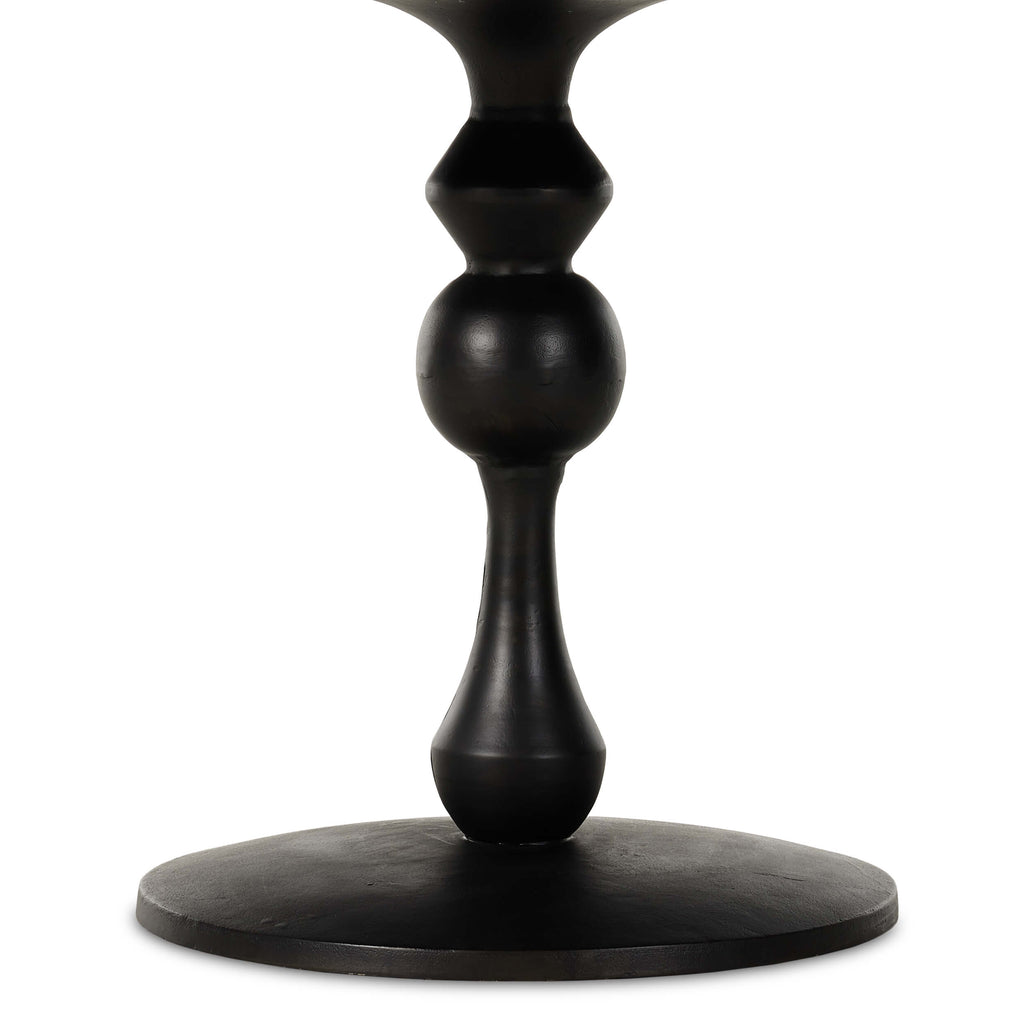 Daffin Round Bistro Table, Antique Black by Four Hands – High Fashion Home