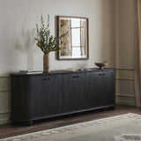 Makai Sideboard, Black Oak by Amber Lewis x Four Hands-Furniture - Storage-High Fashion Home