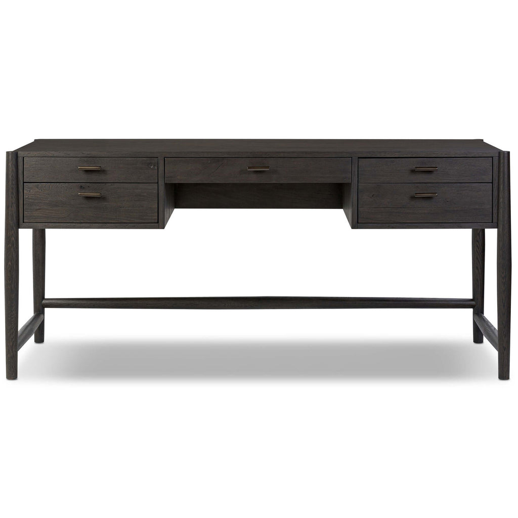 Glenview Desk, Smoked Black by Four Hands – High Fashion Home
