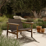 Dume Outdoor Chair, Dark Textured by Amber Lewis x Four Hands-Furniture - Outdoor-High Fashion Home