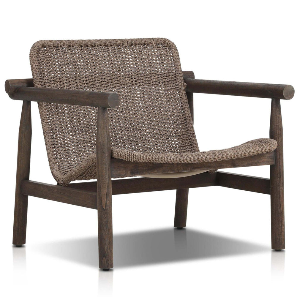 Dume Outdoor Chair, Dark Textured by Amber Lewis x Four Hands-Furniture - Outdoor-High Fashion Home