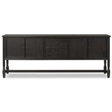 Bari Sideboard, Smoked Black by Amber Lewis x Four Hands-Furniture - Storage-High Fashion Home