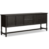 Bari Sideboard, Smoked Black by Amber Lewis x Four Hands-Furniture - Storage-High Fashion Home