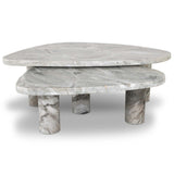 Zion Nesting Coffee Table, Sage Onyx by Four Hands-Furniture - Accent Tables-High Fashion Home