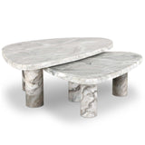 Zion Nesting Coffee Table, Sage Onyx by Four Hands-Furniture - Accent Tables-High Fashion Home