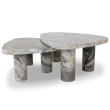 Zion Nesting Coffee Table, Sage Onyx by Four Hands-Furniture - Accent Tables-High Fashion Home