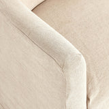 Lowell Slipcover Swivel Chair, Broadway Dune by Amber Lewis x Four Hands-Furniture - Chair-High Fashion Home