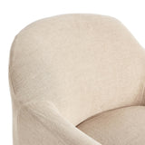 Lowell Slipcover Swivel Chair, Broadway Dune by Amber Lewis x Four Hands-Furniture - Chair-High Fashion Home