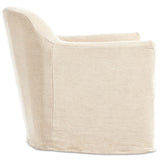 Lowell Slipcover Swivel Chair, Broadway Dune by Amber Lewis x Four Hands-Furniture - Chair-High Fashion Home