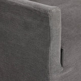 Lowell Slipcover Swivel Chair, Broadway Denim by Amber Lewis x Four Hands-Furniture - Chair-High Fashion Home
