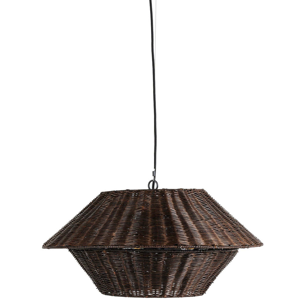 Mccarthy Pendant, Brown Rattan by Four Hands-Lighting-High Fashion Home