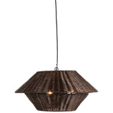 Mccarthy Pendant, Brown Rattan by Four Hands-Lighting-High Fashion Home