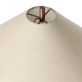 Romani Floor Lamp, Cream Slub Linen by Four Hands-Lighting-High Fashion Home