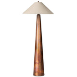 Romani Floor Lamp, Cream Slub Linen by Four Hands-Lighting-High Fashion Home