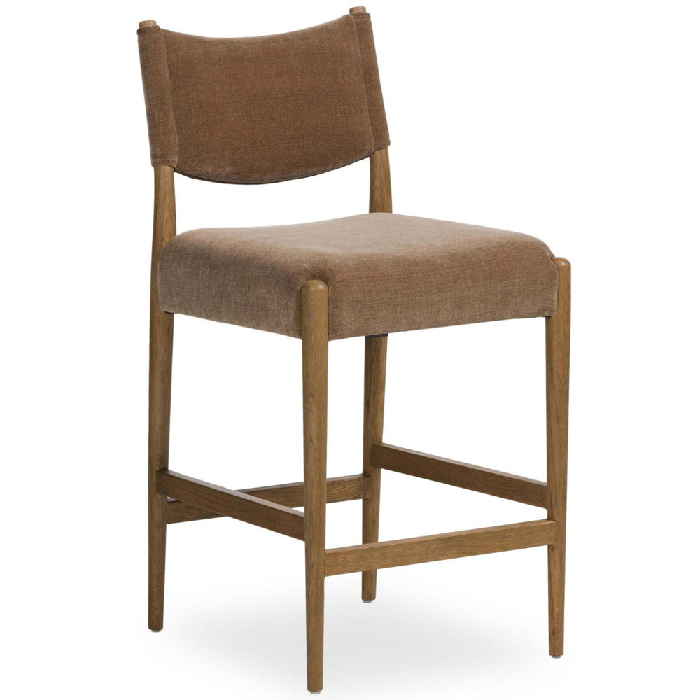 Jayla Counter Stool, Altair Mushroom by Four Hands-Furniture - Dining-High Fashion Home