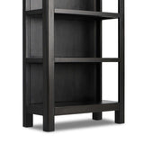 Wimberley Bookcase, Worn Black by Four Hands-Furniture - Storage-High Fashion Home