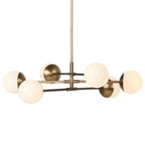 Oriana Chandelier, Aged Brass by Four Hands-Lighting-High Fashion Home