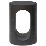 Samson End Table, Distressed Graphite by Four Hands-Furniture - Accent Tables-High Fashion Home