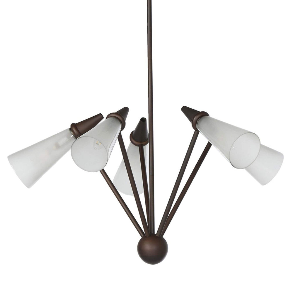 Ludwig Chandelier, Rust by Four Hands-Lighting-High Fashion Home