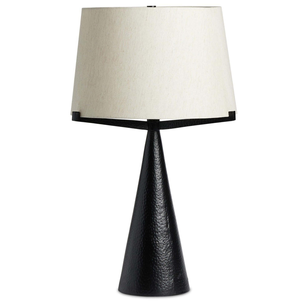 Ziggy Table Lamp, Hammered Black by Four Hands-Lighting-High Fashion Home