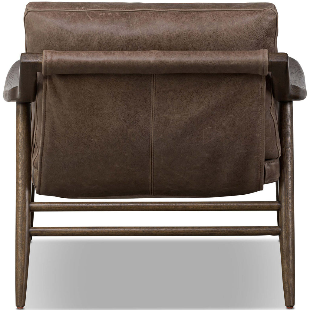 Kimmery Leather Chair, Palermo Cigar by Four Hands – High Fashion Home