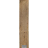 Noeline Wide Bookcase, Worn Oak-Furniture - Storage-High Fashion Home